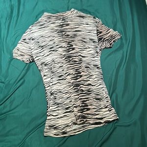 VINTAGE Charlotte Russe Sheer Tiger Top